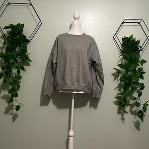 Grey Oversized Sweatshirt